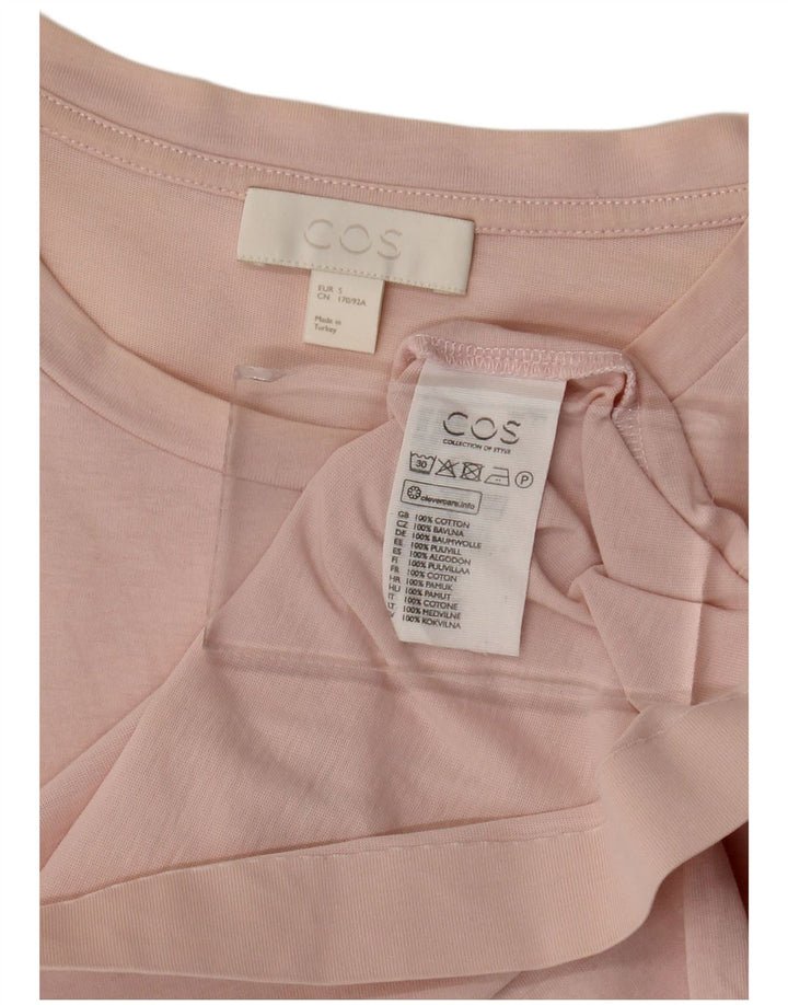 Ανδρικό T-Shirt Cos Top Μικρό Ροζ Βαμβακερό