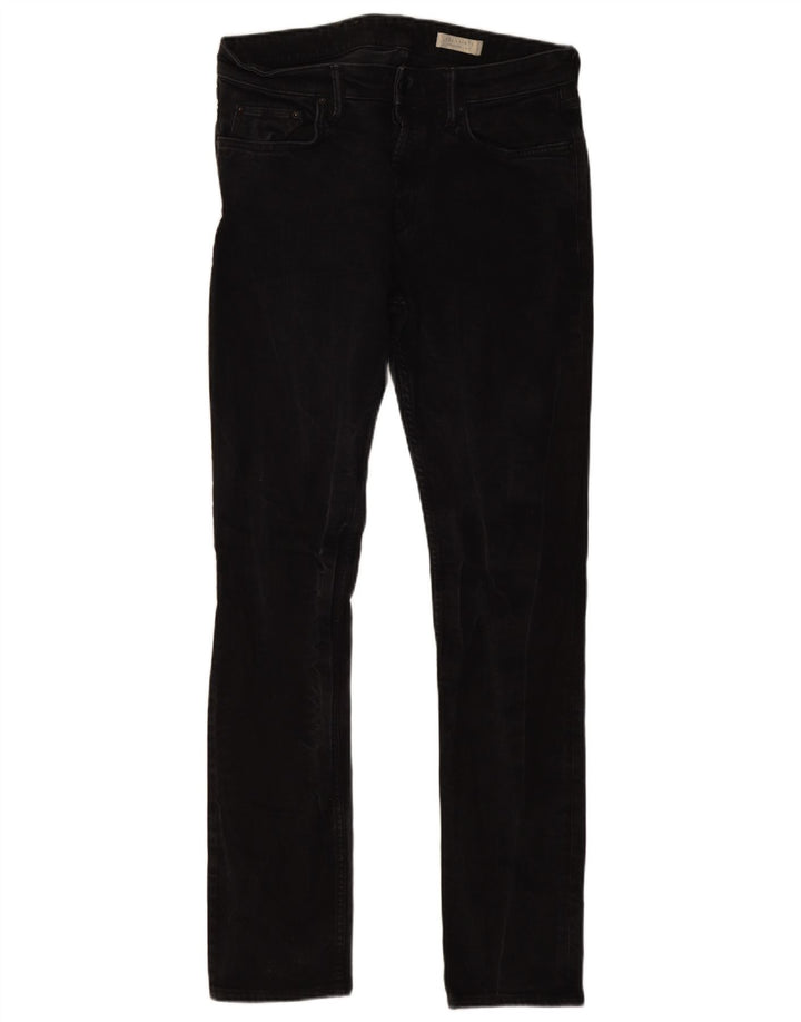 All Saints Ανδρικό Cigarette Skinny Jeans W32 L32 Black Cotton