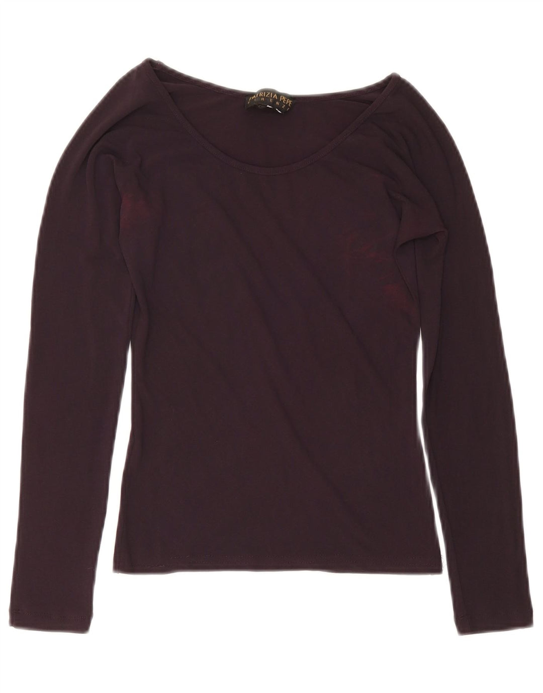 Patrizia Pepe Γυναικείο τοπ μακρυμάνικο US 6 Medium Burgundy