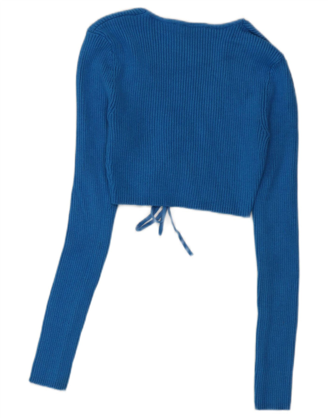 Zara Γυναικείο μακρυμάνικο τοπ UK 10 Small Blue Viscose