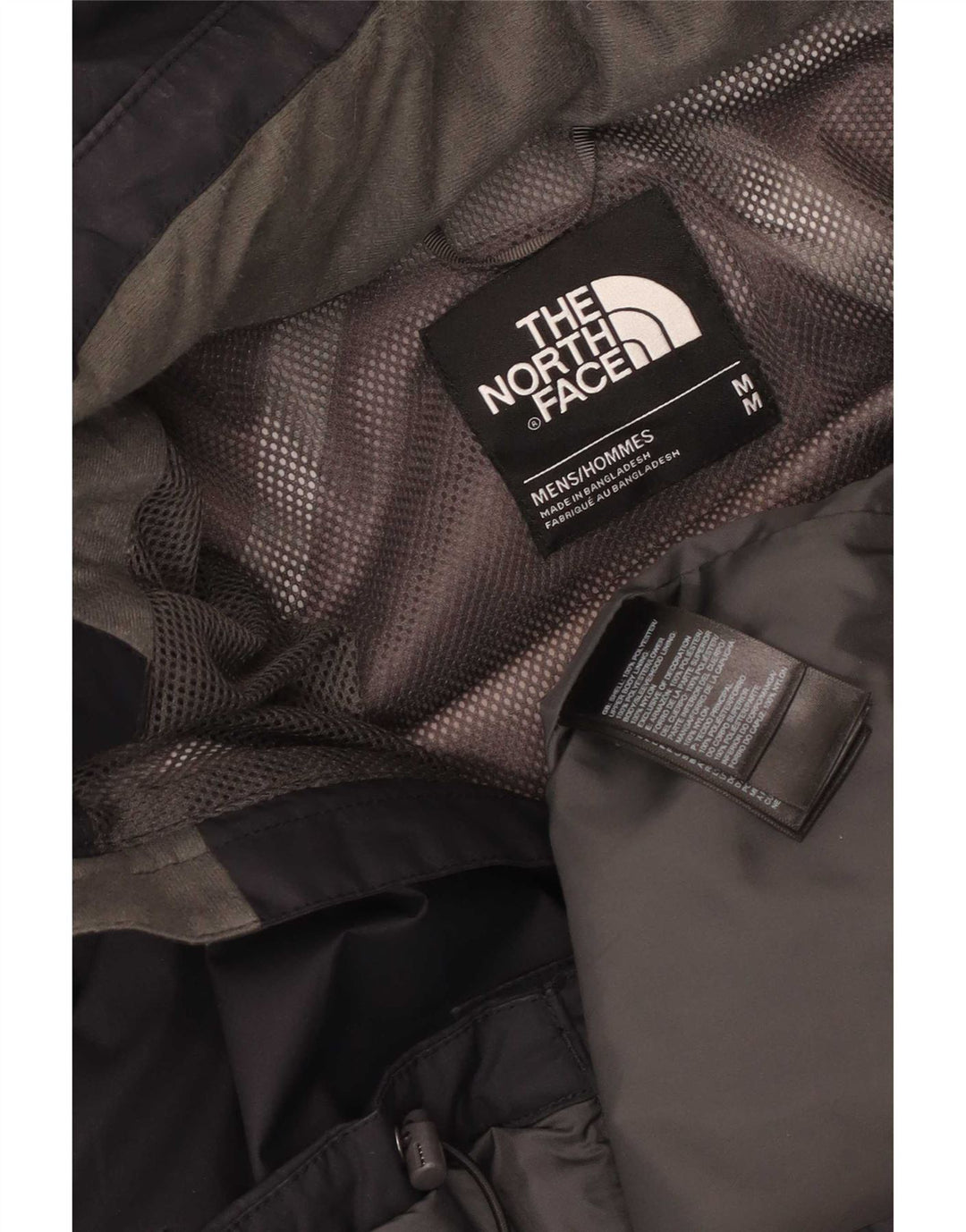 Ανδρικό μπουφάν βροχής με κουκούλα North Face UK 38 Medium Black Polyester