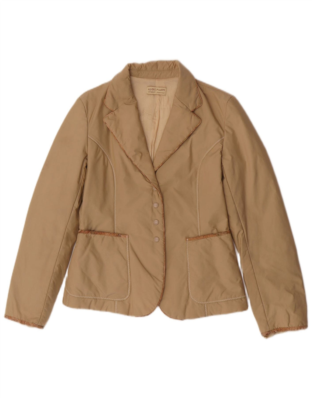 ALVIERO MARTINI Γυναικεία Voyages 4 Button Blazer Jacket IT 42 Medium Beige