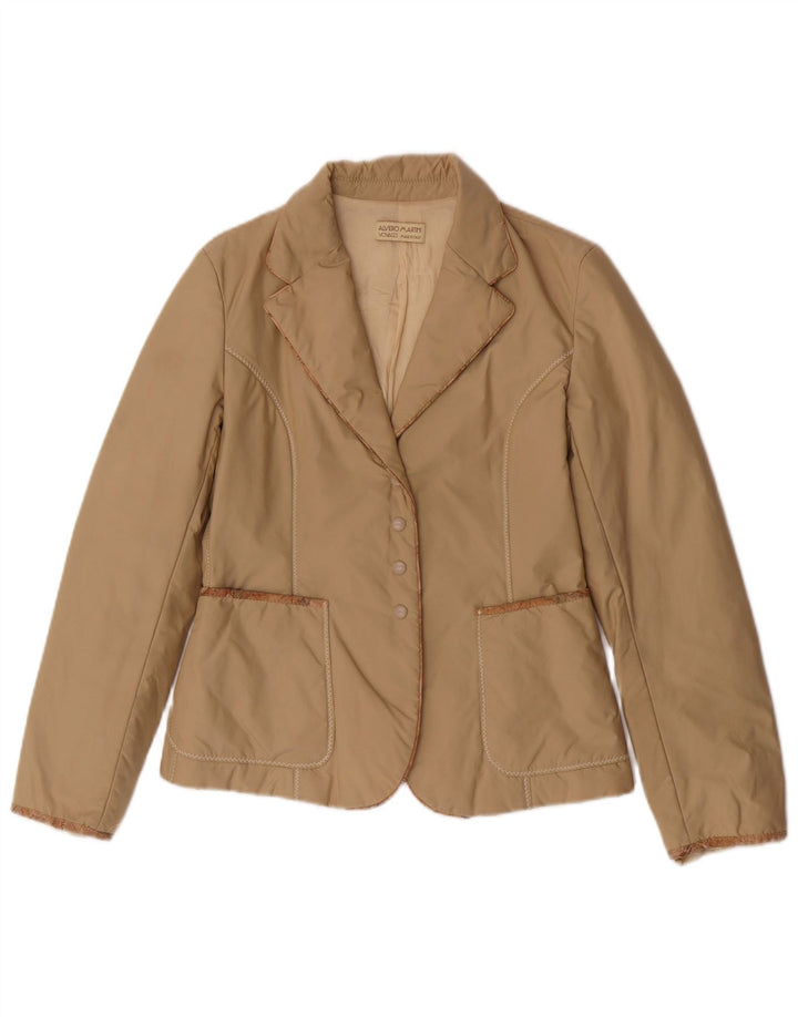 ALVIERO MARTINI Γυναικεία Voyages 4 Button Blazer Jacket IT 42 Medium Beige
