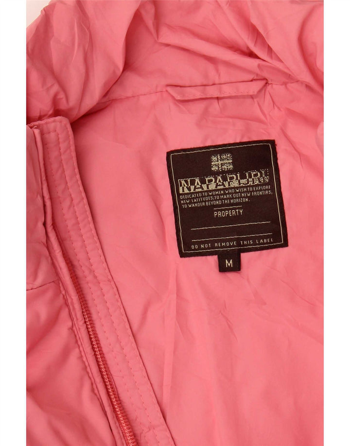 Napapijri Γυναικεία padded Gilet UK 12 Medium Pink