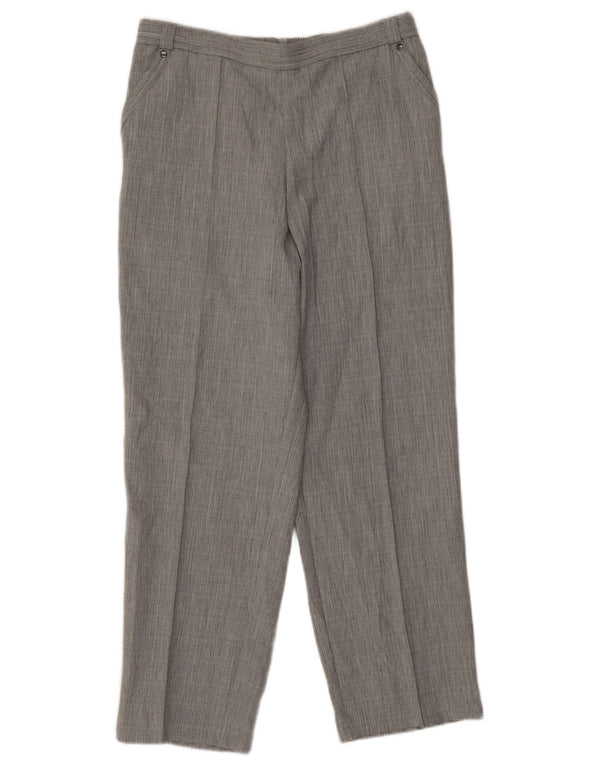 Marks & Spencer Γυναικείο κοντό casual παντελόνι UK 12 Medium W30 L27 Grey