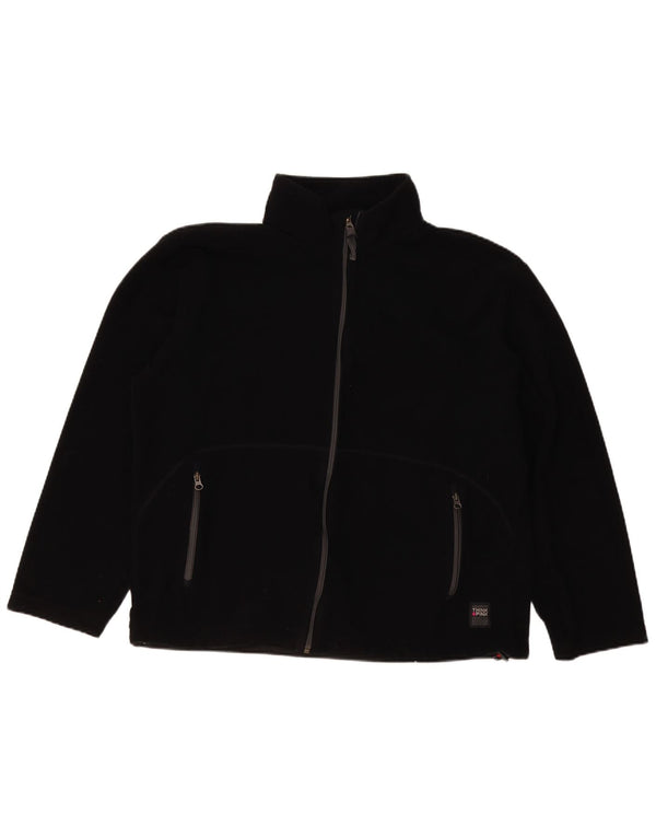 Think Pink Womens Fleece Jacket UK 20 2XL Black Polyester