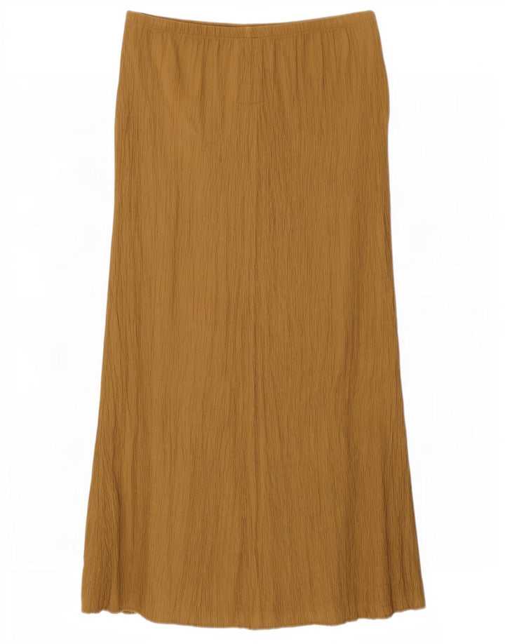 Zara Γυναικεία Maxi Φούστα Medium W28 Beige Viscose