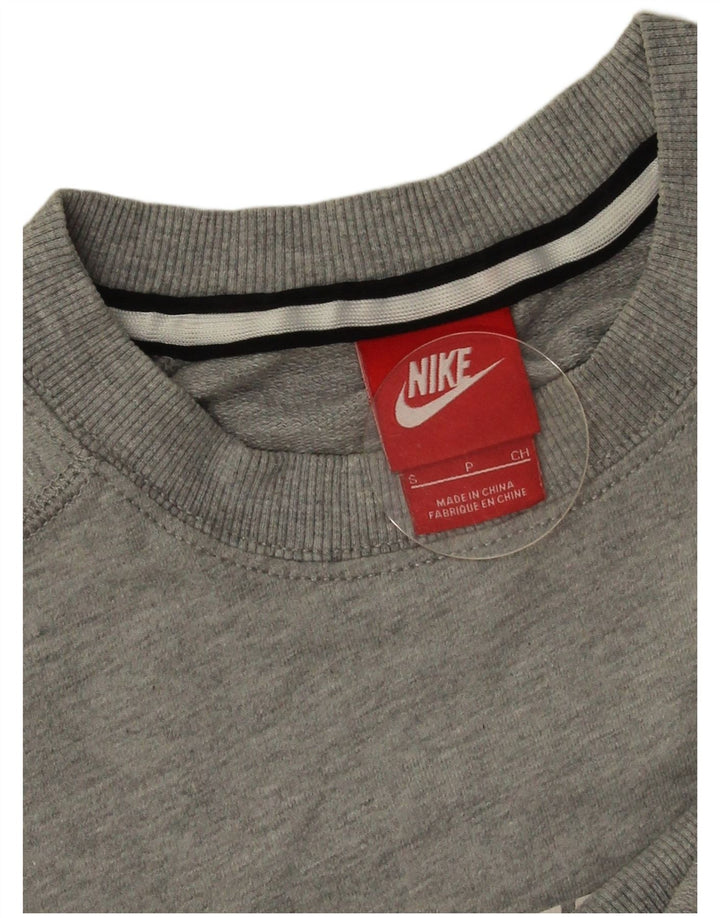 Ανδρικό γραφικό φούτερ Nike πουκάμισο σε γκρι μικρούς τόνους