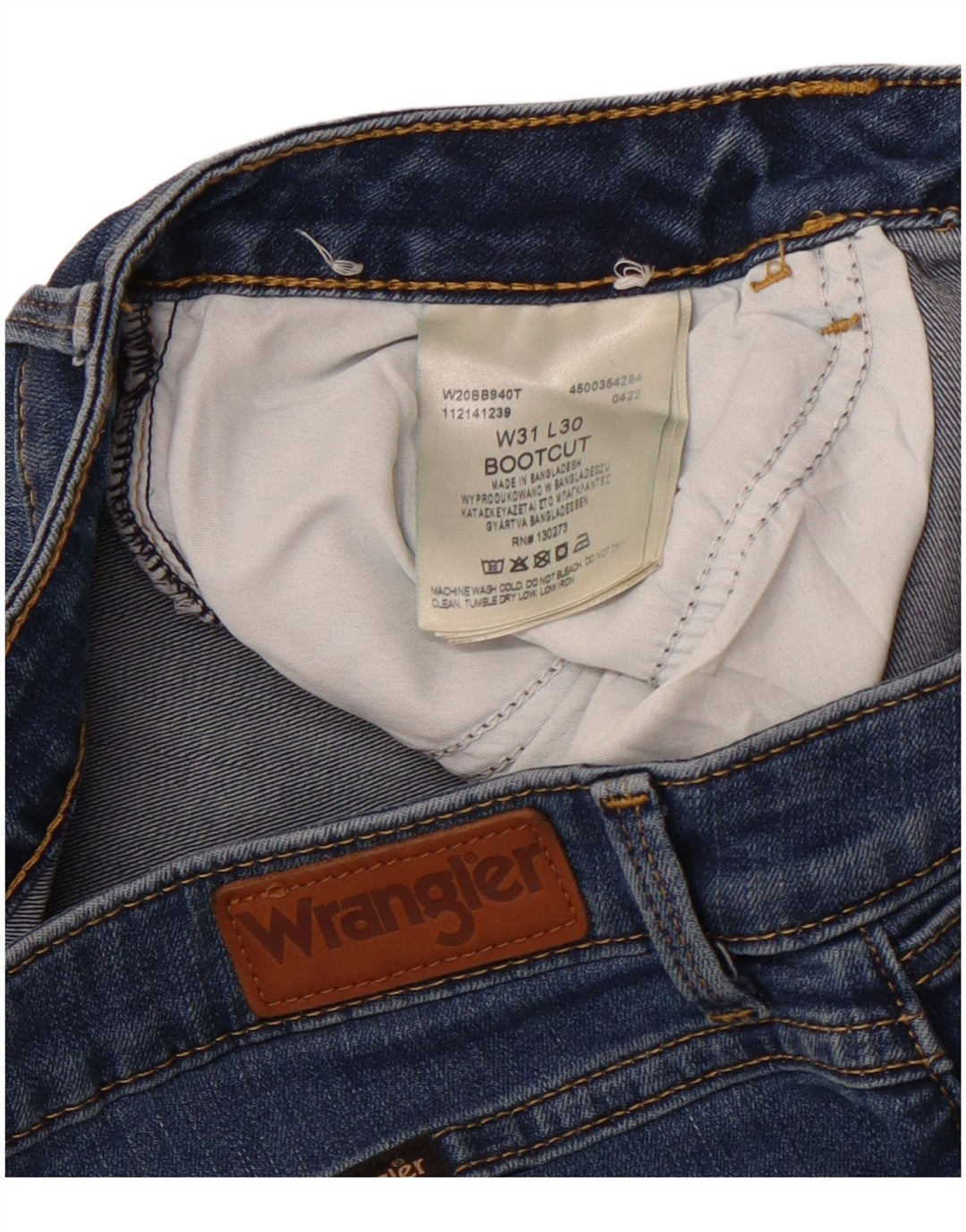 WRANGLER Γυναικείο Bootcut Jeans W31 L30 Μπλε βαμβακερό