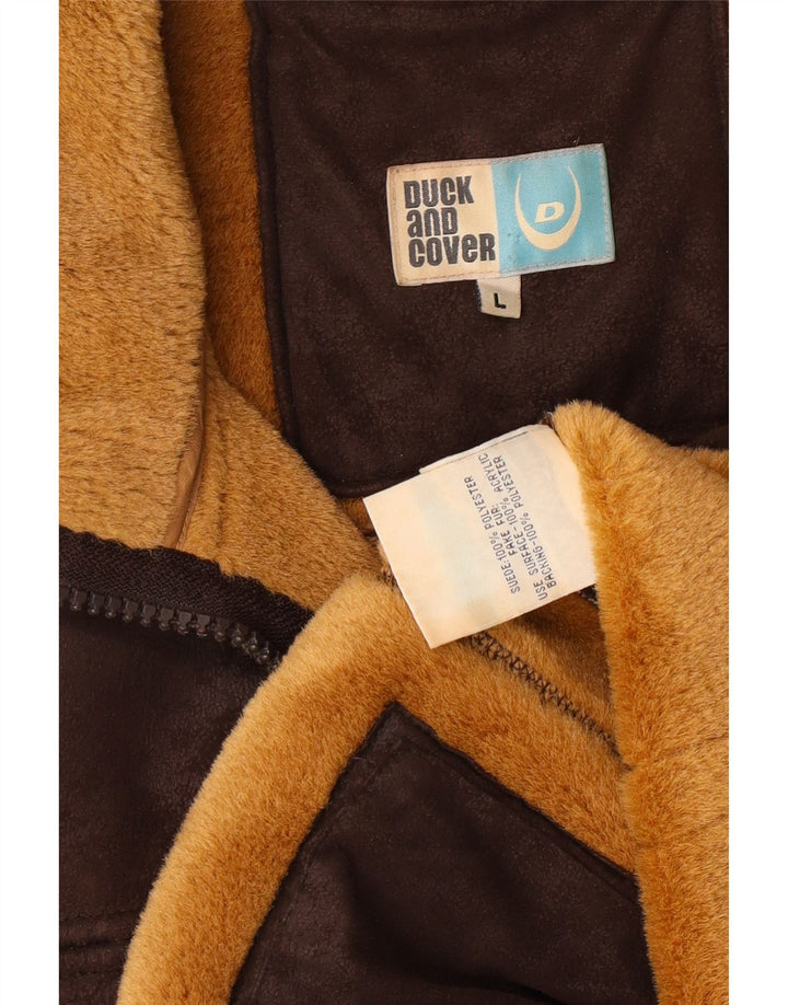 ΠΑΠΙΑ ΚΑΙ ΚΑΛΥΜΜΑ Ανδρικό μπουφάν Sherpa UK 40 Large Brown Polyester