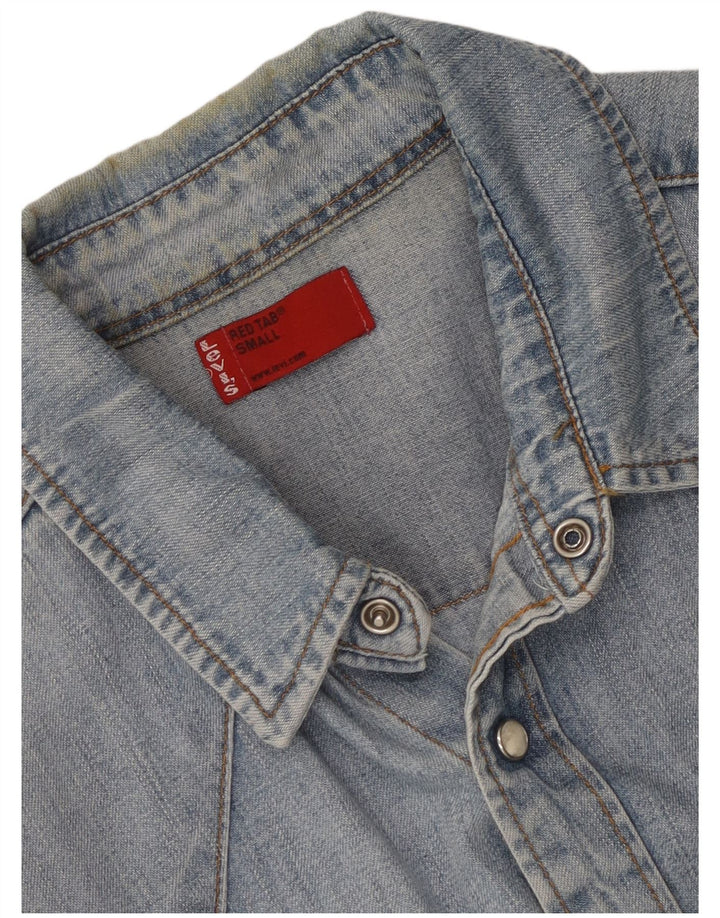 Ανδρικό τζιν πουκάμισο Levi's Small Blue