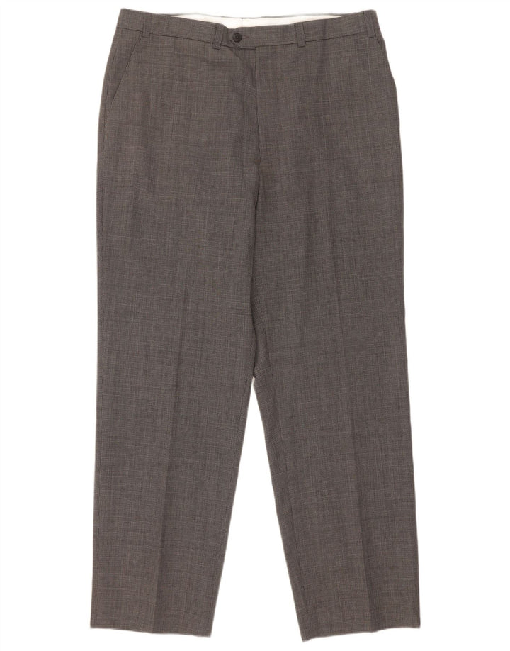 Marks & Spencer Ανδρικό παντελόνι κοστούμι St. Michael W36 L31 Grey Houndstooth