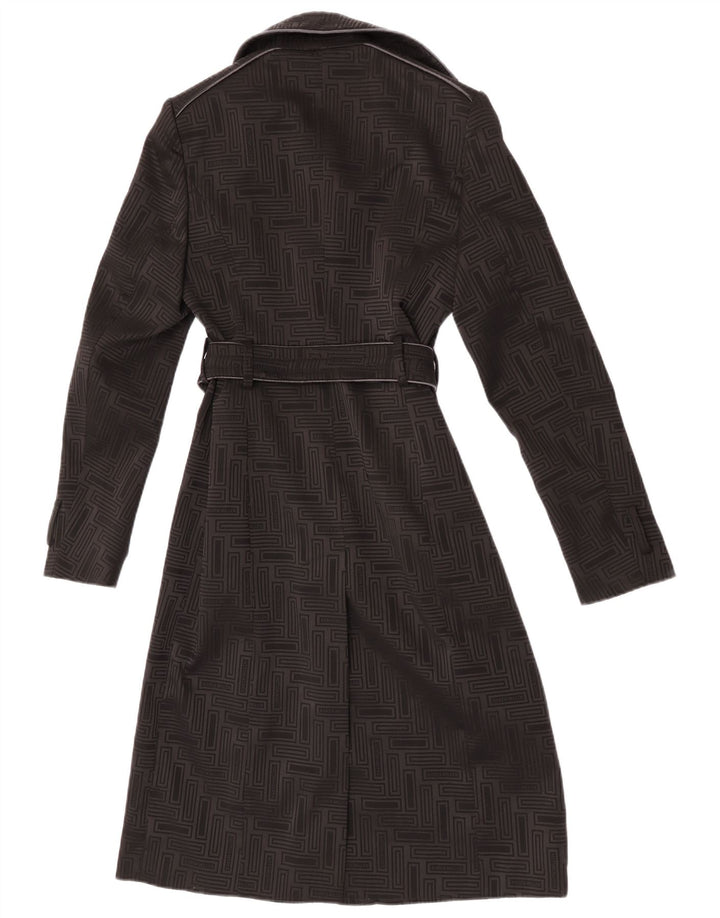 Karen Millen Γυναικεία καμπαρντίνα UK 10 Small Black Geometric Polyester