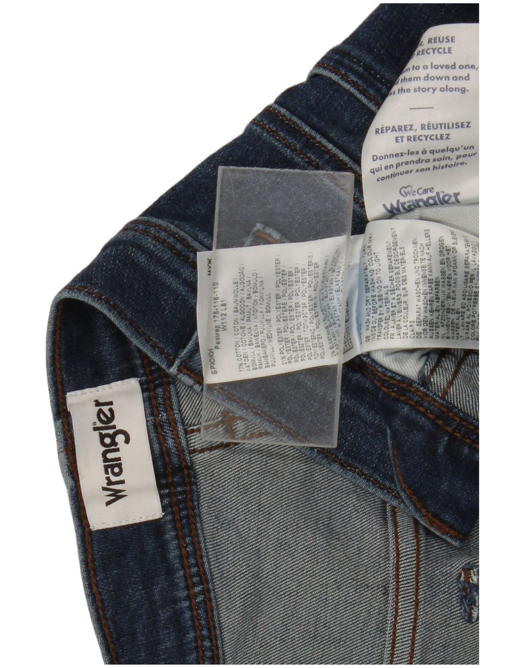 Wrangler Ανδρικό Texas Slim Jeans W44 L32 Μπλε βαμβακερό