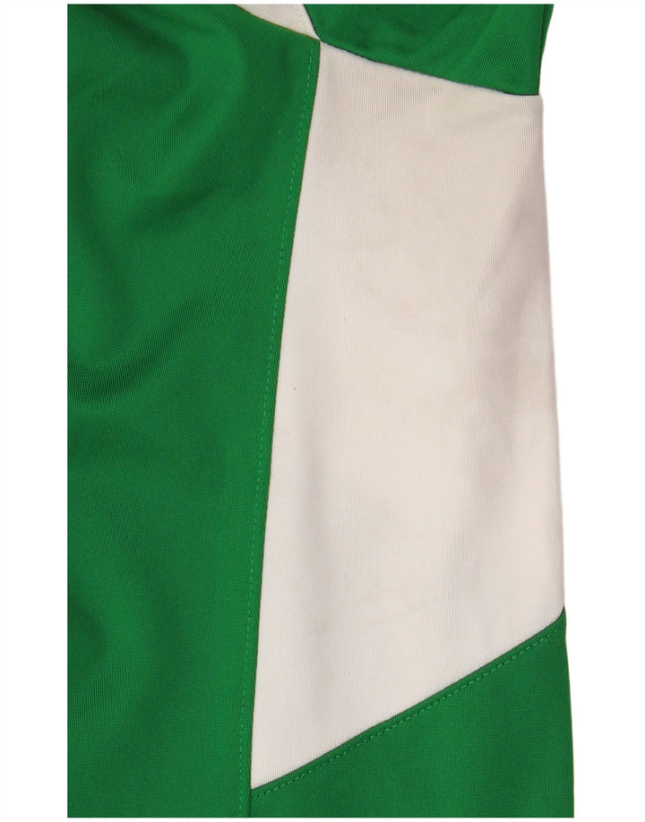 NIKE Ανδρικό τοπ Dri Fit Μακρυμάνικο XL Πράσινο Colourblock Πολυεστέρας