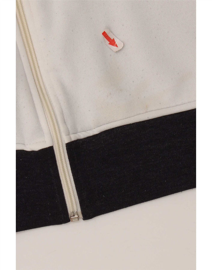 Γυναικεία αθλητική φόρμα Puma Top Jacket UK 14 Medium White Colourblock Polyester