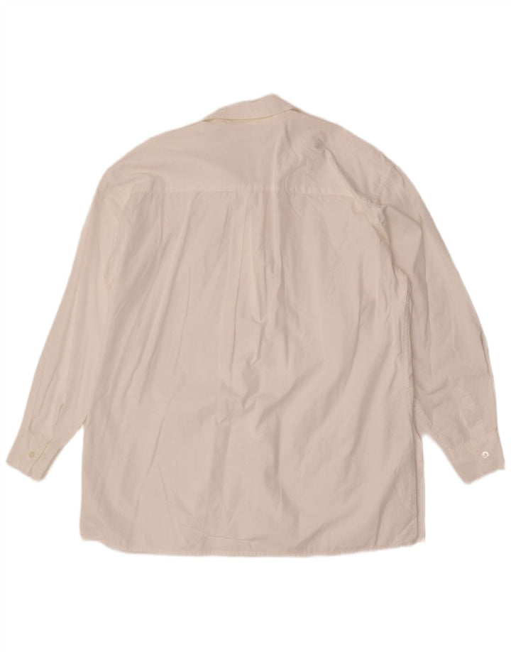 Banana Republic Γυναικείο πουκάμισο Oversized UK 14 Μεσαίο λευκό βαμβακερό