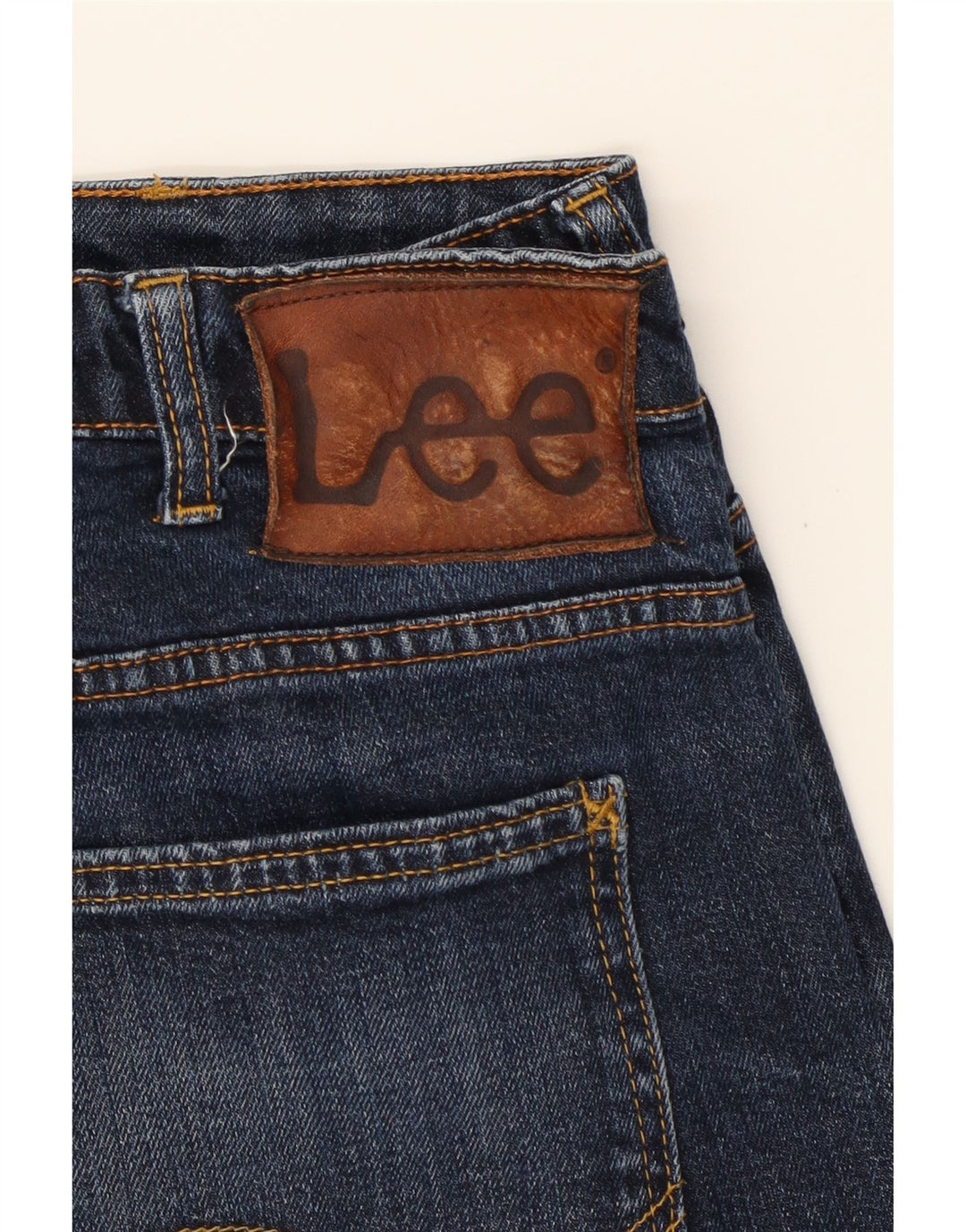 Γυναικείο τζιν Powell ίσιο LEE W34 L30 Navy Blue Cotton