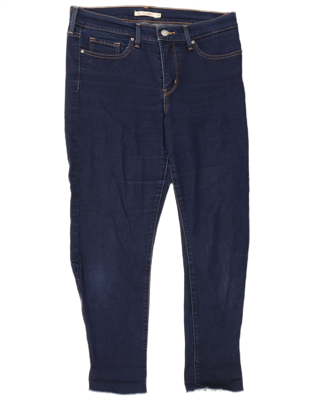 Levi's Womens 315 Cropped Jeans W29 L25 Navy Blue Cotton