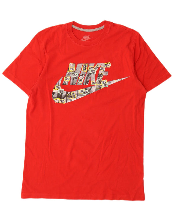 Ανδρικό μπλουζάκι με γραφικά Nike Regular Fit Top Μεσαίο κόκκινο