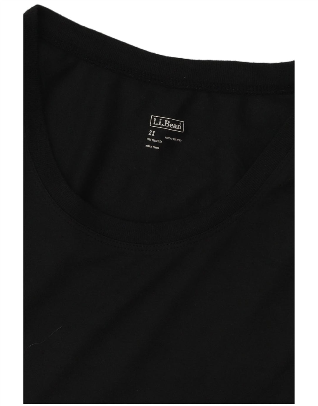 Γυναικείο γιλέκο L.L.Bean UK 20 2XL Μαύρο Πολυεστέρας