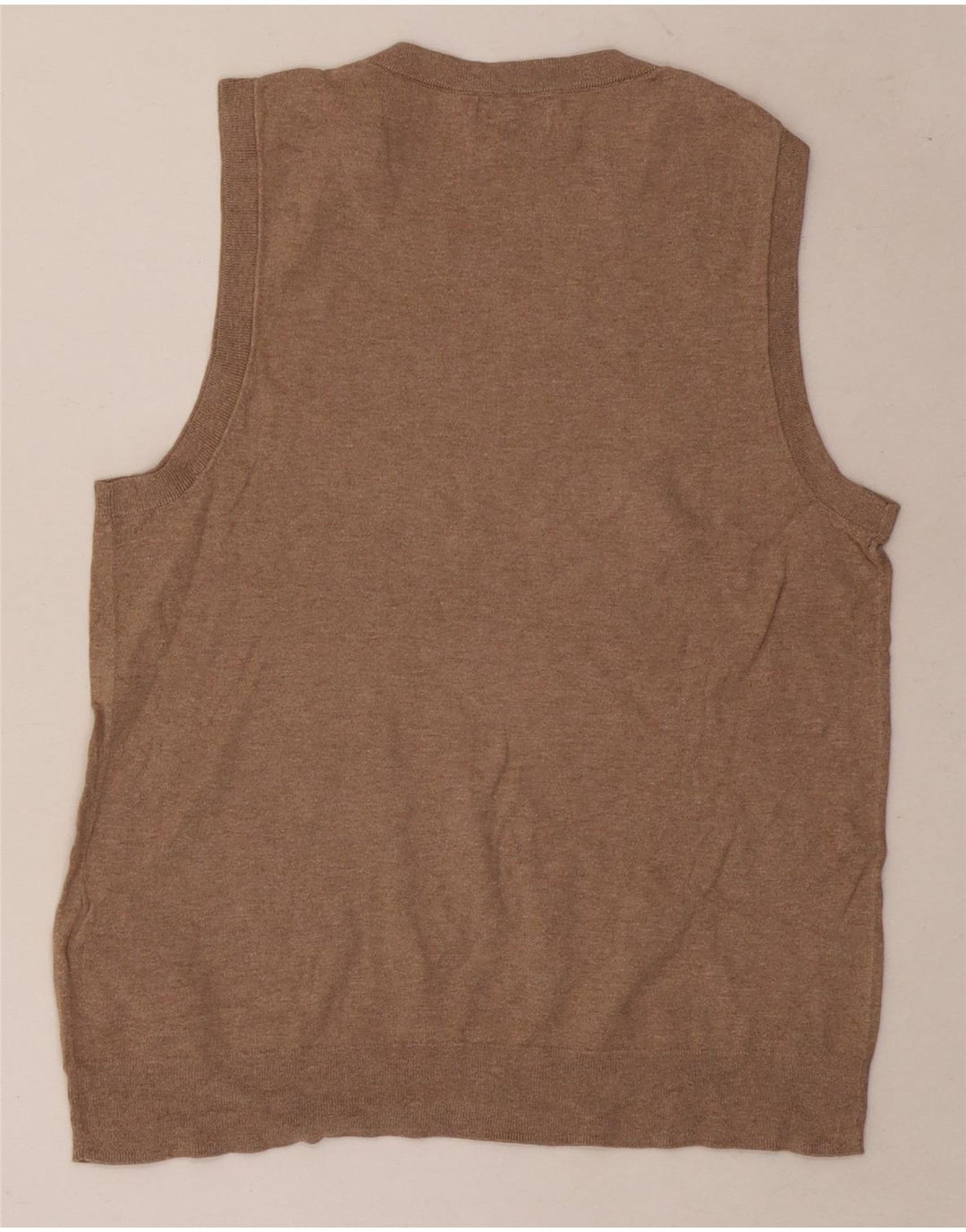 J. Crew Γυναικείο Κλασικό Γιλέκο Tank Top UK 12 μεσαίο μπεζ βαμβακερό