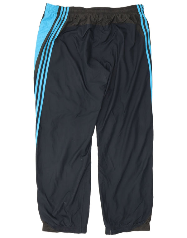 Adidas Ανδρική φόρμα παντελόνι Joggers 2XL Navy Blue Colorblock Sports