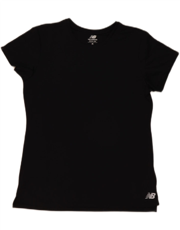 New Balance Γυναικείο T-Shirt Top UK 14 Medium Black
