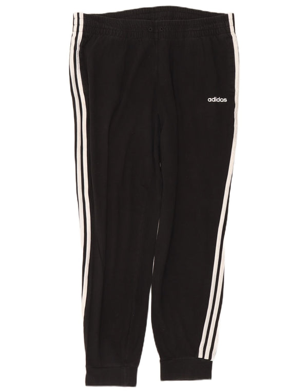 Adidas Γυναικεία φόρμα παντελόνι Joggers UK 20//22 XL Μαύρο βαμβακερό