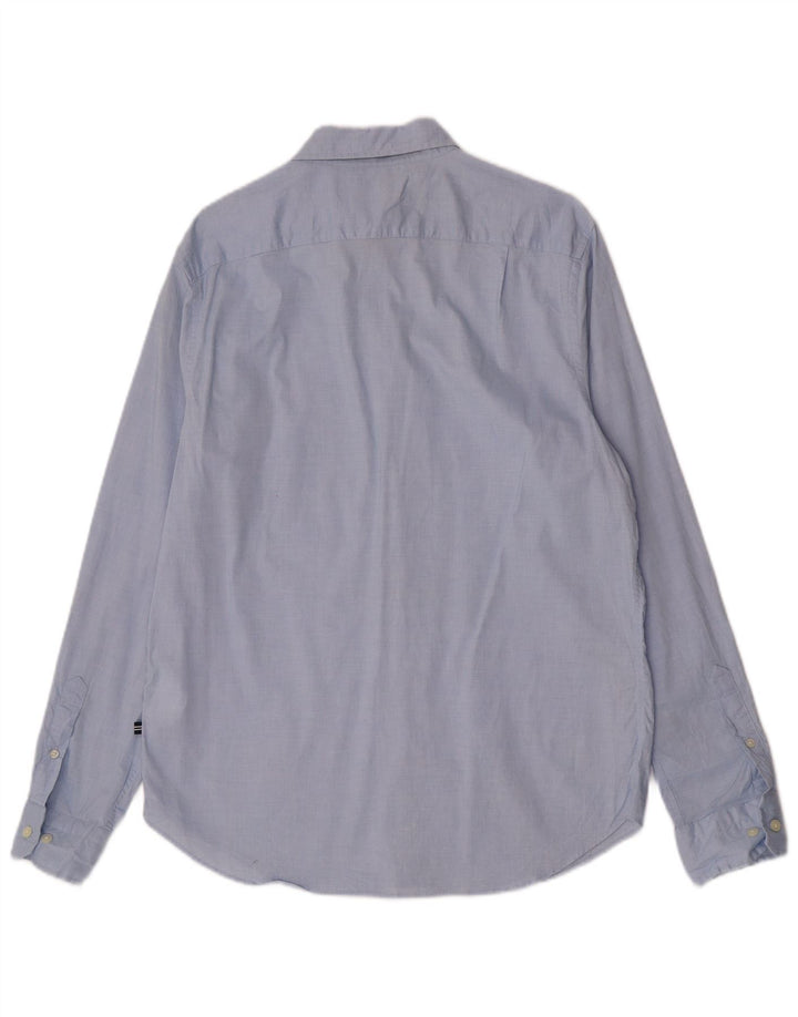 Ανδρικό πουκάμισο Nautica Classic Fit, μεσαίο μπλε βαμβακερό