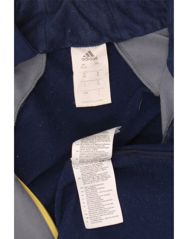Ανδρική φόρμα πουλόβερ Adidas Top UK 38/40 Medium Navy Blue Colourblock