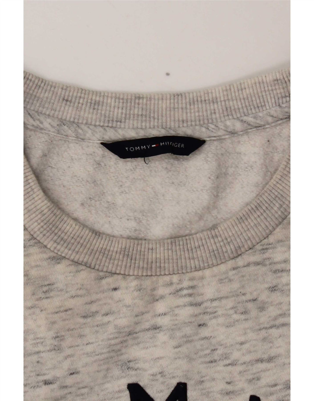 Γυναικείο γραφικό φούτερ Tommy Hilfiger Jumper UK 12 Medium Grey Flecked