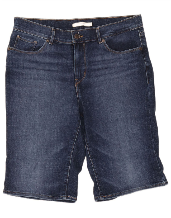Γυναικείο βερμούδα τζιν σορτς Levi's W29 μεσαίο μπλε βαμβακερό