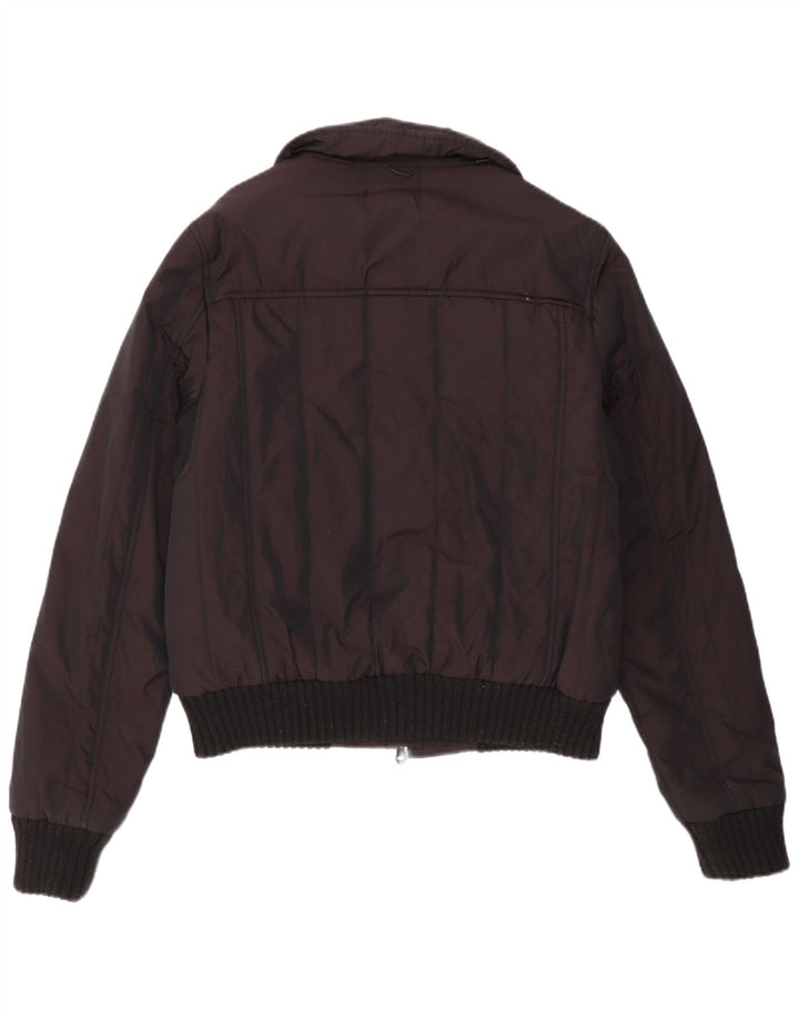 Refrigiwear Γυναικείο Bomber Jacket UK 14 Medium Burgundy Nylon