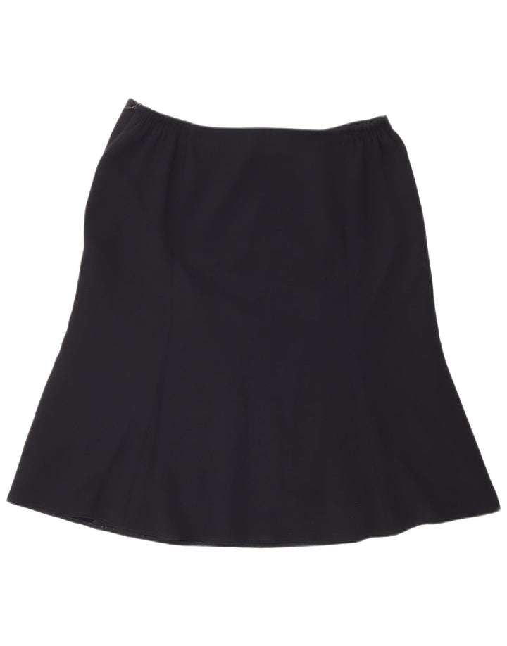 EASTEX Γυναικεία Τρομπέτα Φούστα UK 18 XL W36 Navy Blue Polyester