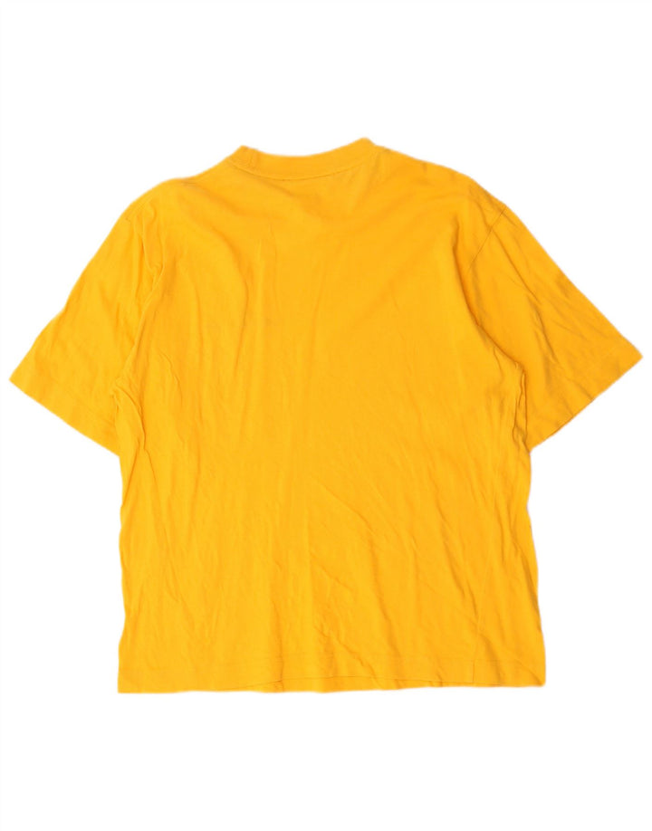 Sergio Tacchini Ανδρικό T-Shirt Top Μεσαίο κίτρινο βαμβακερό