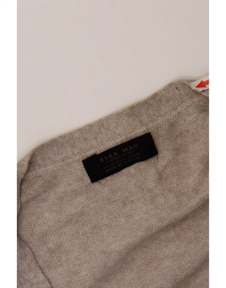 Ανδρικό πουλόβερ Zara Ζακέτα XL Γκρι