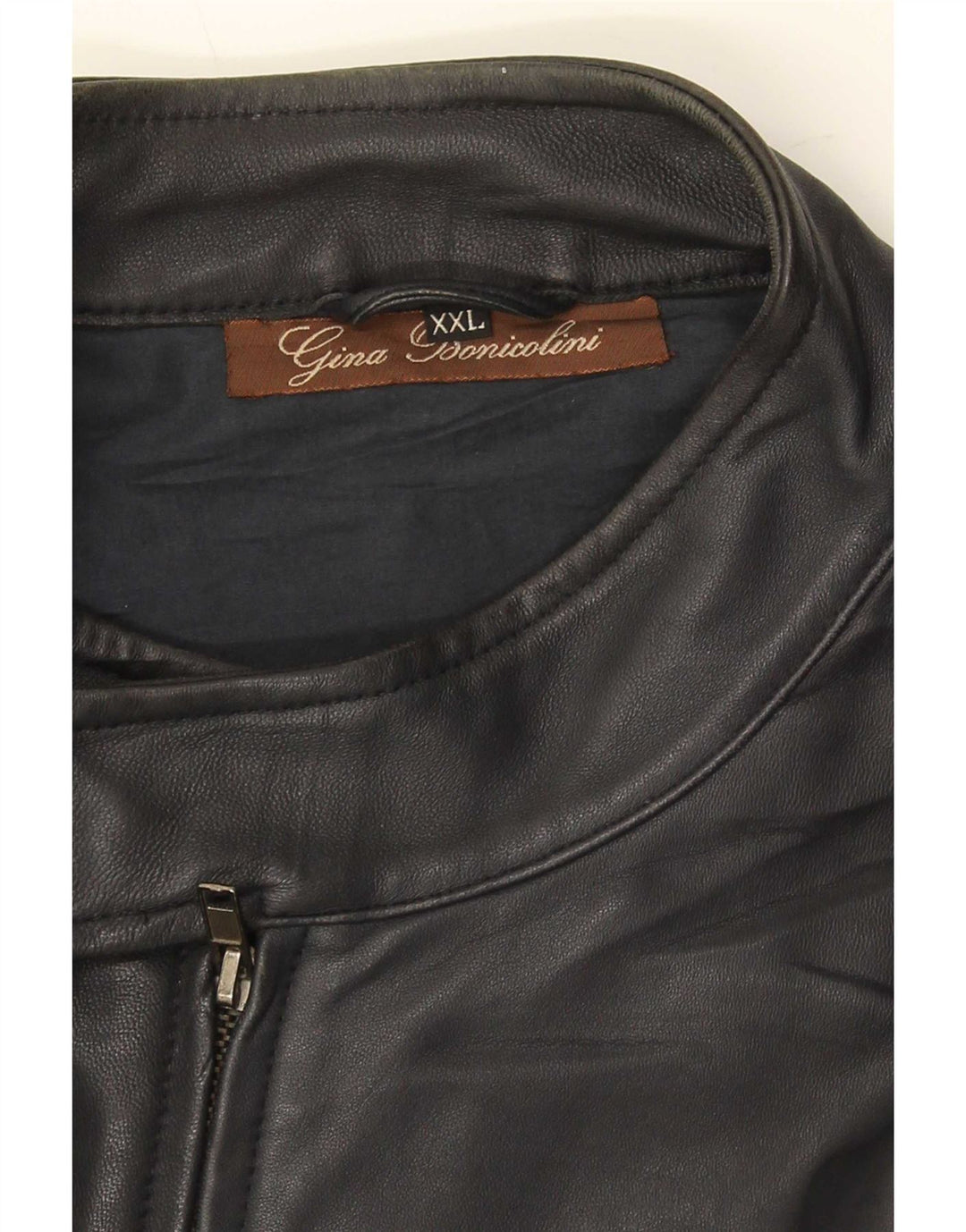 Vintage Ανδρικό Δερμάτινο Μπουφάν UK 44 2XL Μαύρο