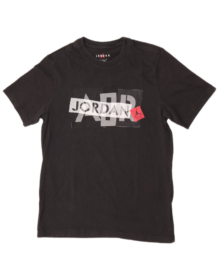 Jordan Ανδρικό T-Shirt Air Graphic Top Μεσαίο μαύρο βαμβακερό