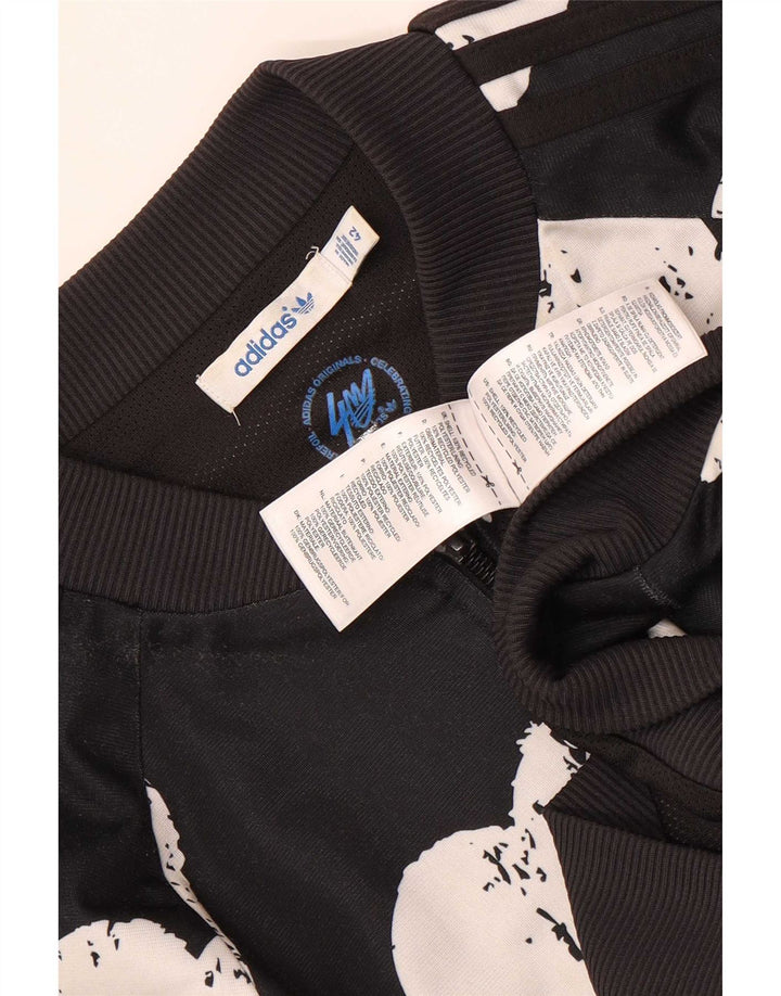 Γυναικεία αθλητική φόρμα γραφικών Adidas Top Jacket IT 42 Medium Black Heart