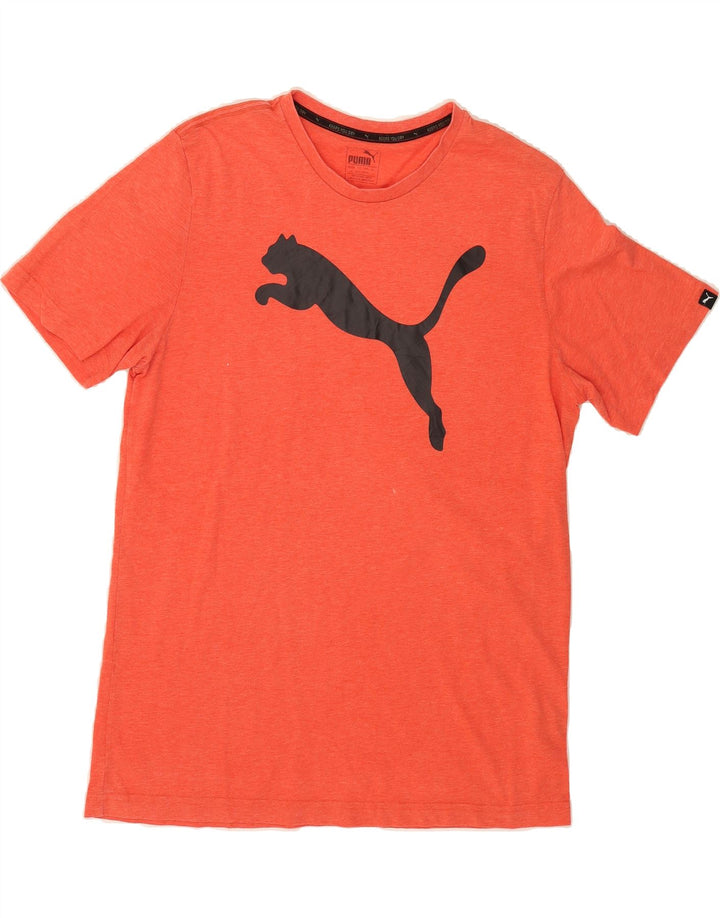 PUMA Mens Graphic T-Shirt Top Large Red Polyester Vintage Puma and Second-Hand Puma from Messina Hembry 