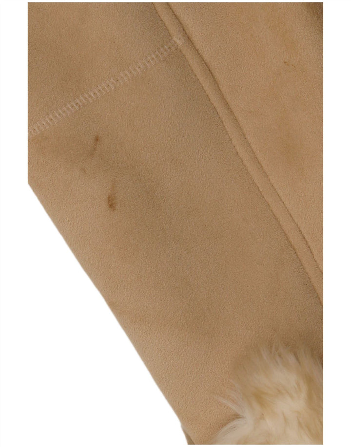 Gerry Weber Γυναικείο παλτό Sherpa UK 12 Μεσαίου Μπεζ πολυεστέρας