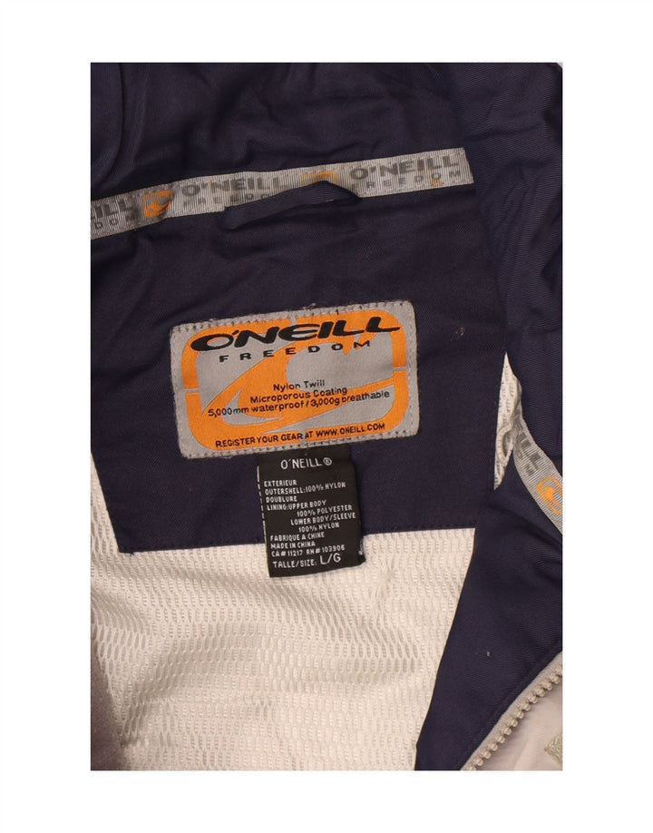 Ανδρικό μπουφάν βροχής O'Neill UK 40 Large Blue Colourblock Πολυεστέρας