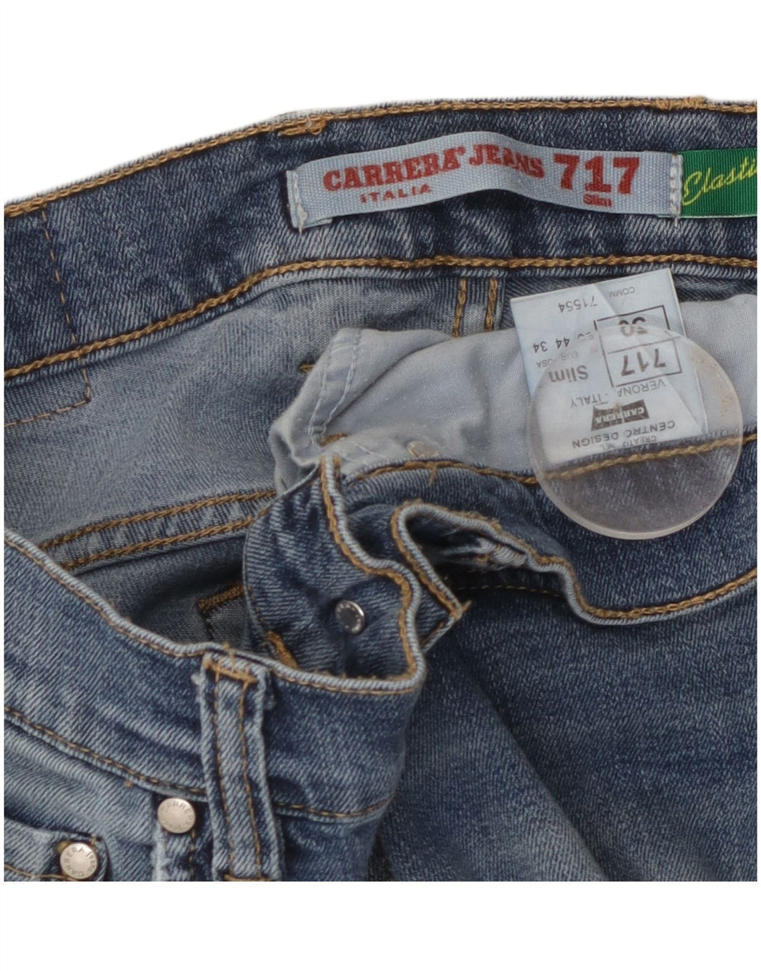 Carrera Ανδρικό 717 Slim Jeans IT 50 Large W34 L31 Μπλε βαμβακερό