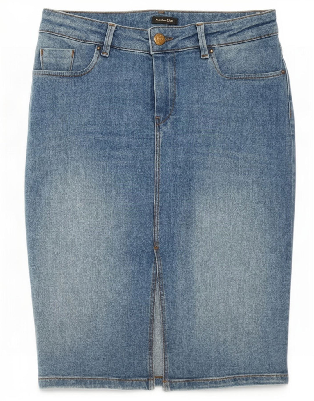 Massimo Dutti Γυναικεία Τζιν Φούστα EU 38 Small W28 Μπλε