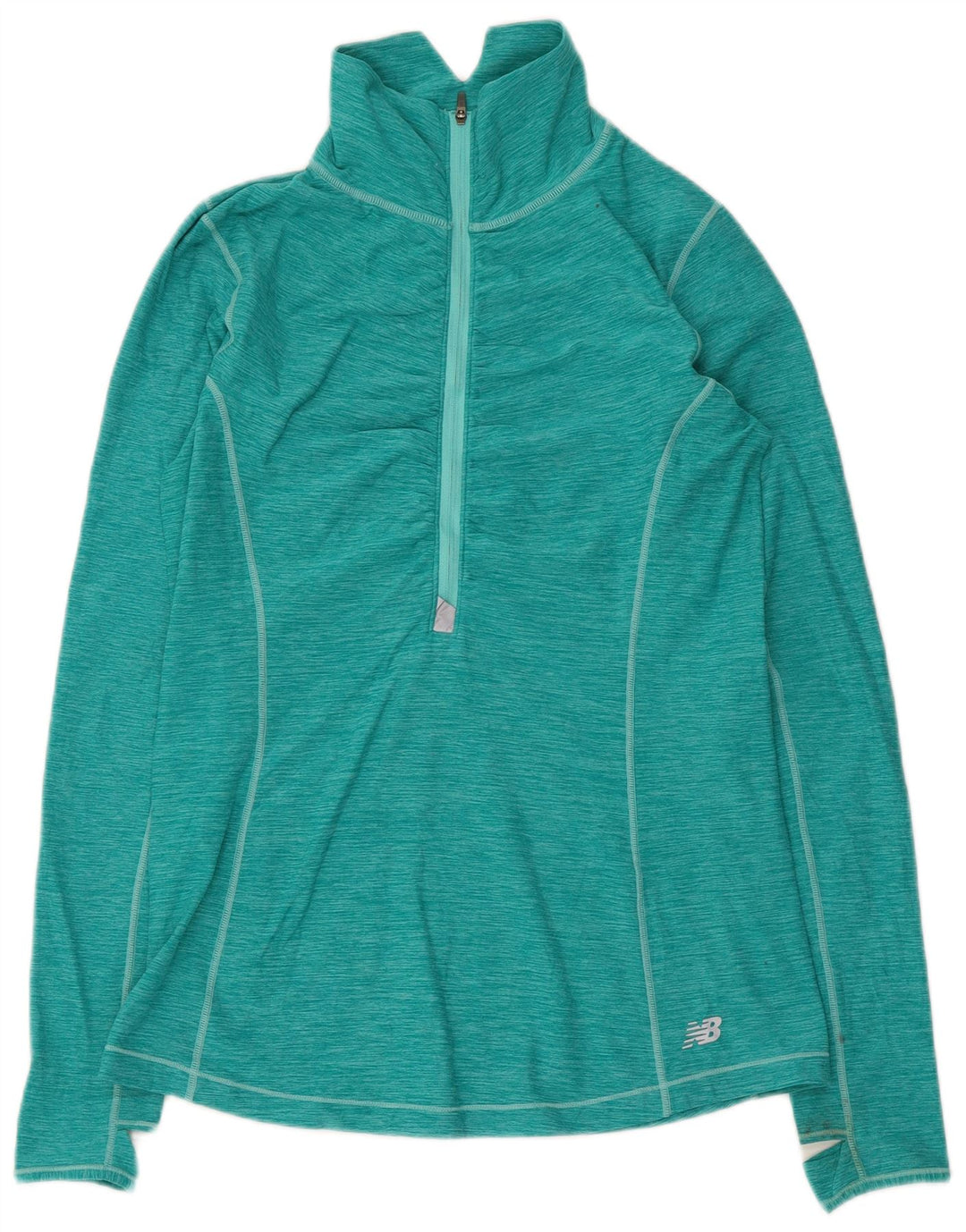 New Balance Γυναικεία φόρμα πουλόβερ με φερμουάρ Top UK 12 Medium Green