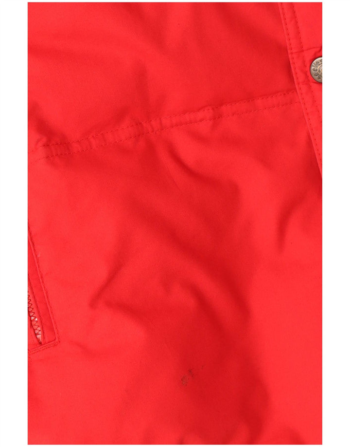 Ανδρικό μπουφάν Ellesse με επένδυση UK 42 XL κόκκινο βαμβακερό
