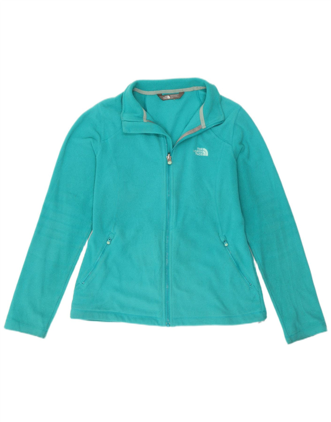 The North Face γυναικείο φλις μπουφάν UK 14 μεσαίο τιρκουάζ πολυεστέρας