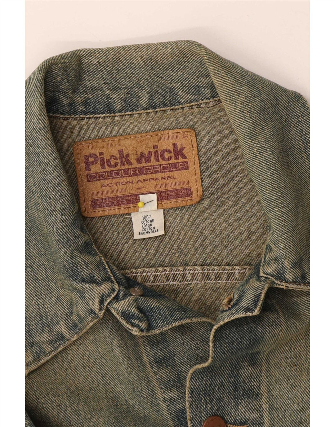 Pickwick Γυναικείο Τζιν Μπουφάν UK 14 Μεγάλο Μπλε Βαμβακερό