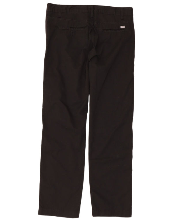 CARHARTT Ανδρικό ίσιο παντελόνι Chino W34 L32 Μαύρο βαμβακερό